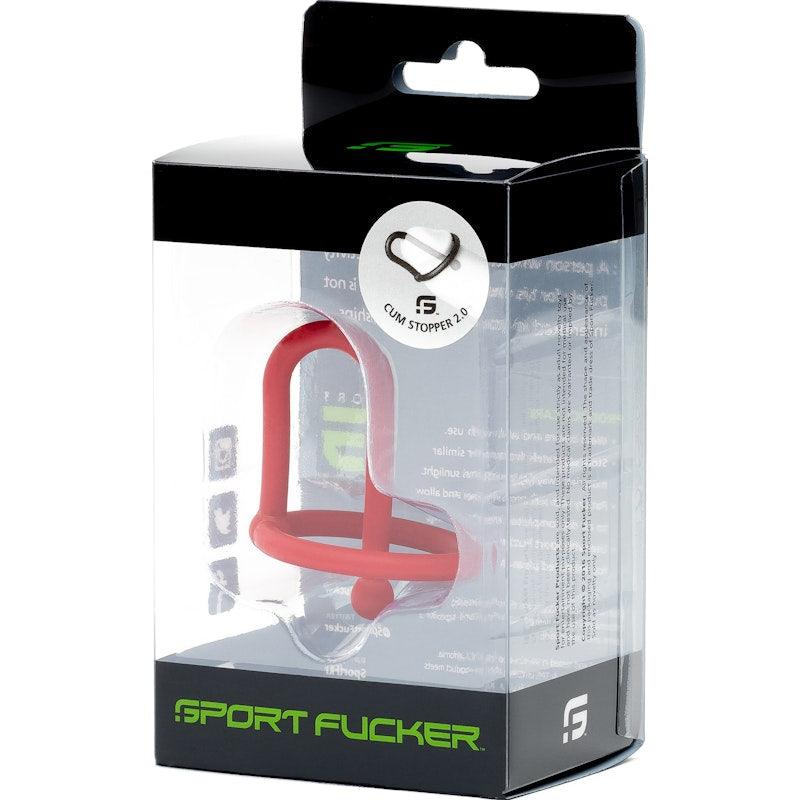 Cum Stopper 2.0 Red - Adult Toys