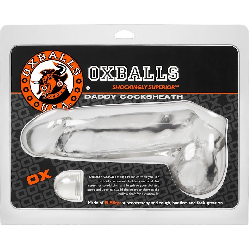 Daddy Cocksheath w Balls Clear - Adult Toys