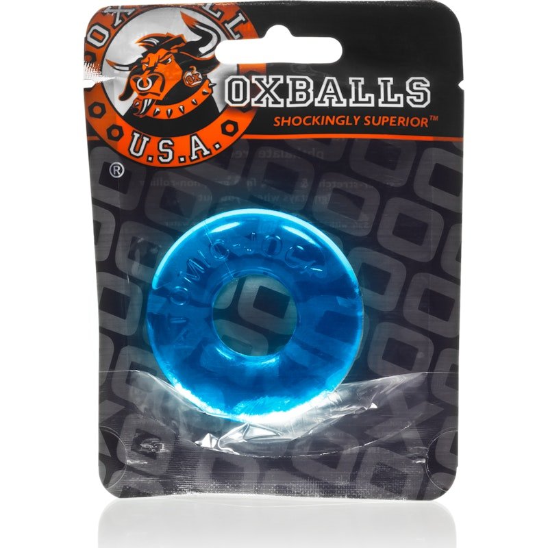 Donut 2 Cockring Large Ice Blue - Adult Toys