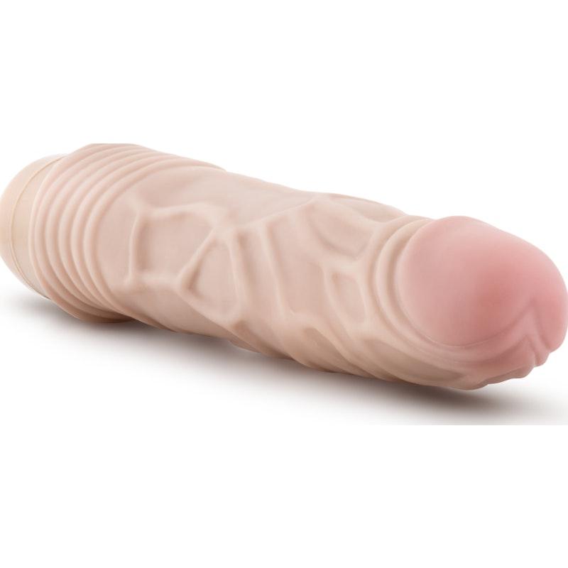 Dr Skin Cock Vibe 2 9in Vibrating Cock Beige - Naughty by Nature Adult Store