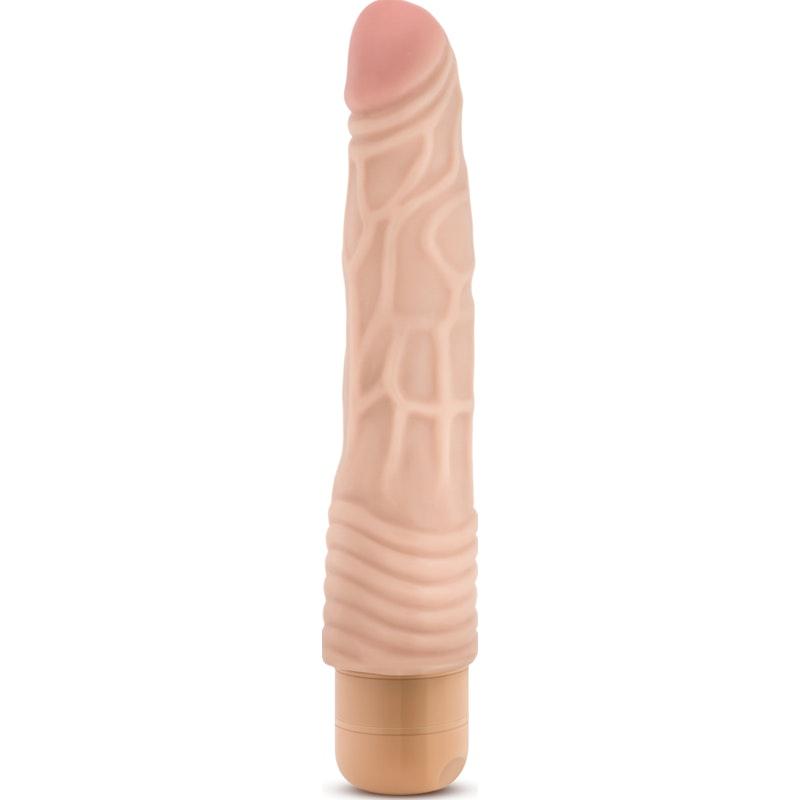Dr Skin Cock Vibe 2 9in Vibrating Cock Beige - Naughty by Nature Adult Store