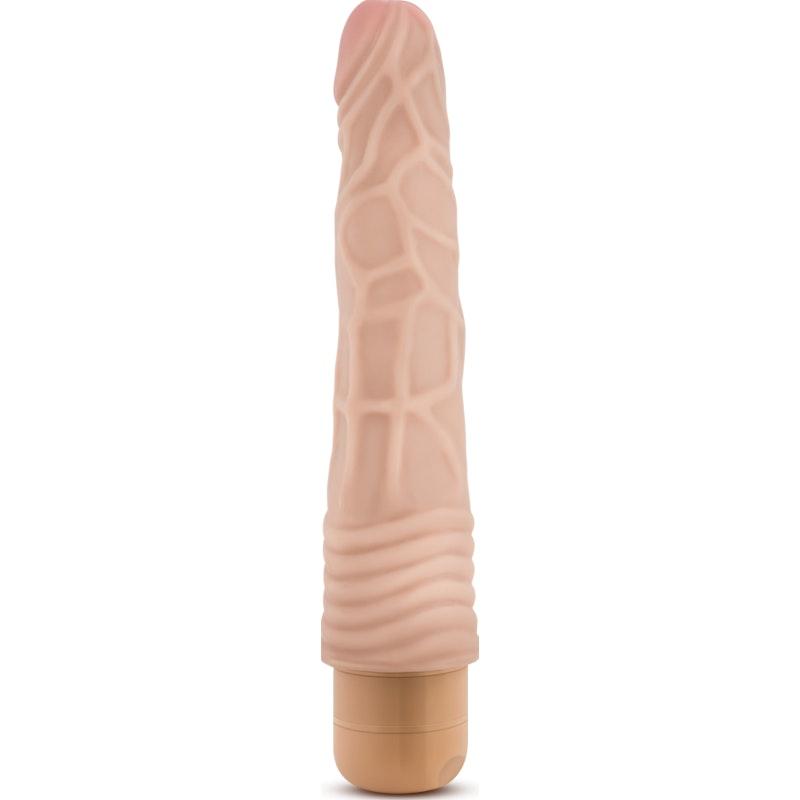 Dr Skin Cock Vibe 2 9in Vibrating Cock Beige - Naughty by Nature Adult Store