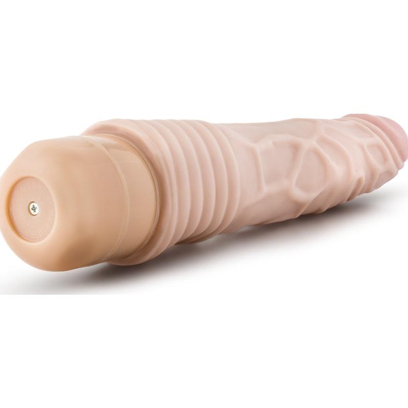 Dr Skin Cock Vibe 2 9in Vibrating Cock Beige - Naughty by Nature Adult Store