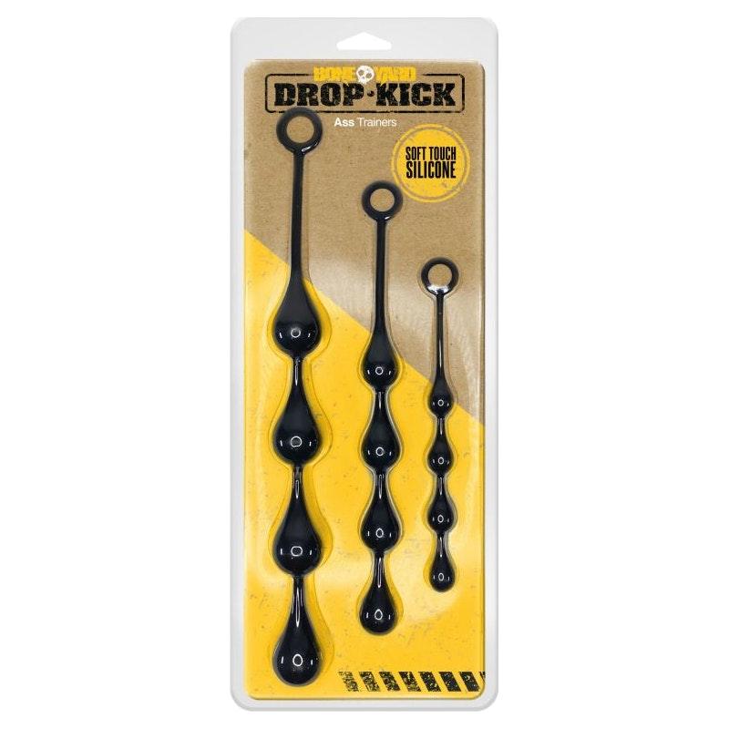 Drop-Kick Silicone Beginner Ass Training Kit 3 Pc - Naughty by Nature Adult Store