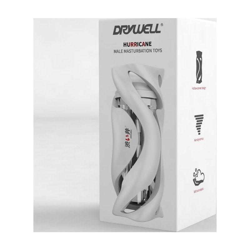 Drywell Hurricane Masturbator ā Ergonomic Silicone Spiral Sleeve - Adult Toys