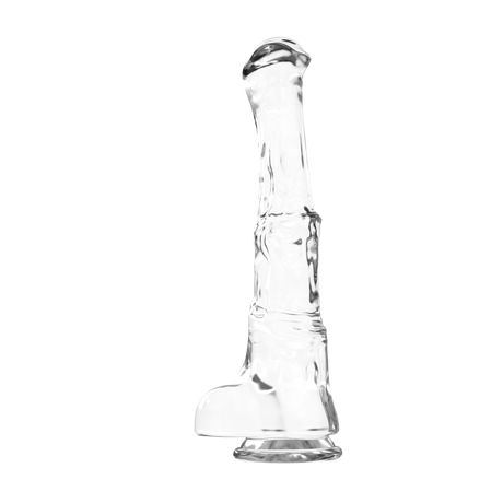 Duke Horse Dong w Balls Clear XXL - Adult Toys - Naughty by Nature Adult Store
