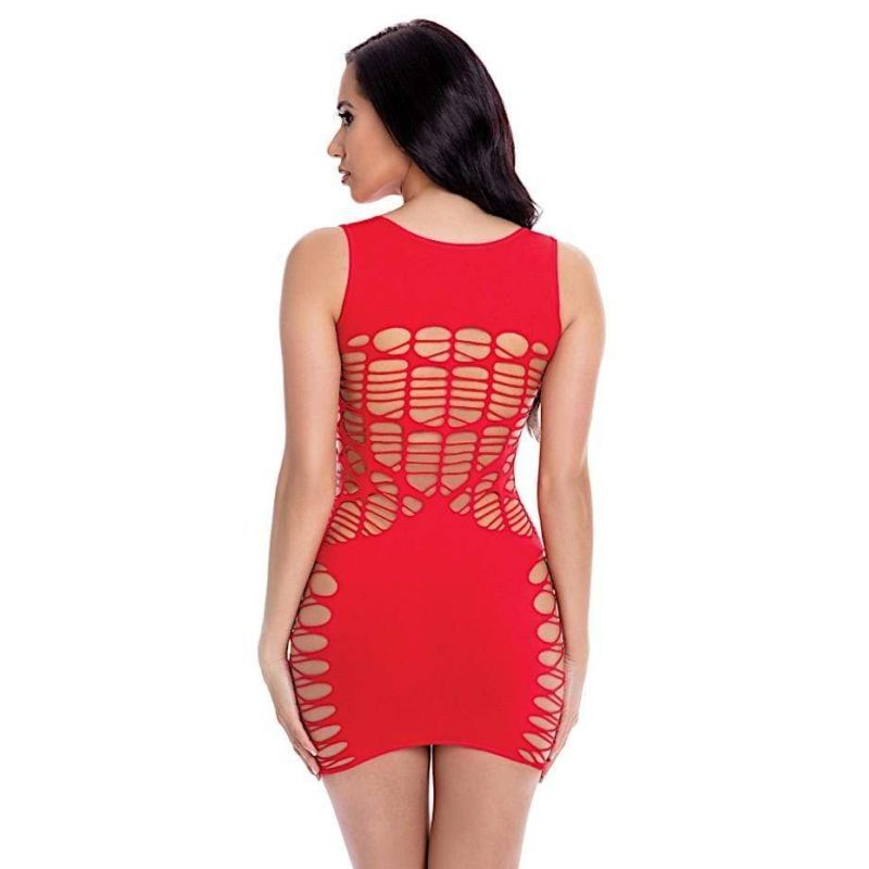 Dynamite Diva Mini Dress Red - Lingerie