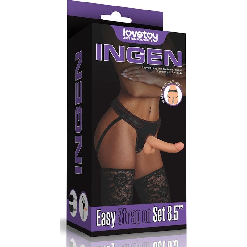Easy Strap On Set 8.5in - Adult Toys