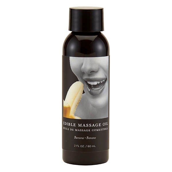 Edible Massage Oil - Banana Flavoured - LOTIONS & LUBES