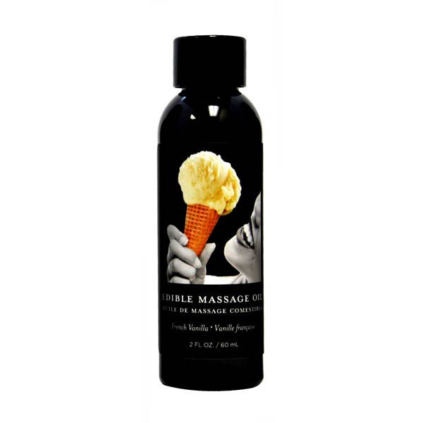 Edible Massage Oil - French Vanilla Flavour - LOTIONS & LUBES