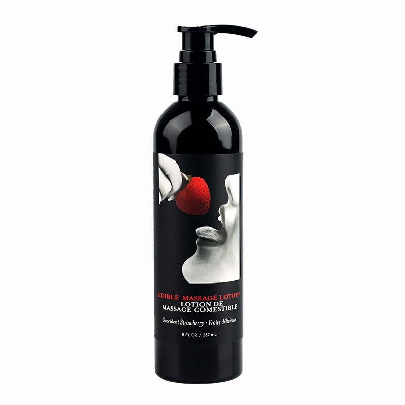 Edible - Strawberry Flavoured Massage Lotion - LOTIONS & LUBES