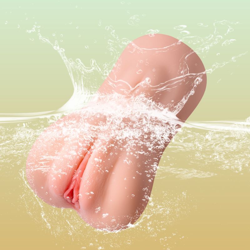 Elaine Realistic Vibrating Sucking Vaginal Masturbator - Adult Toys
