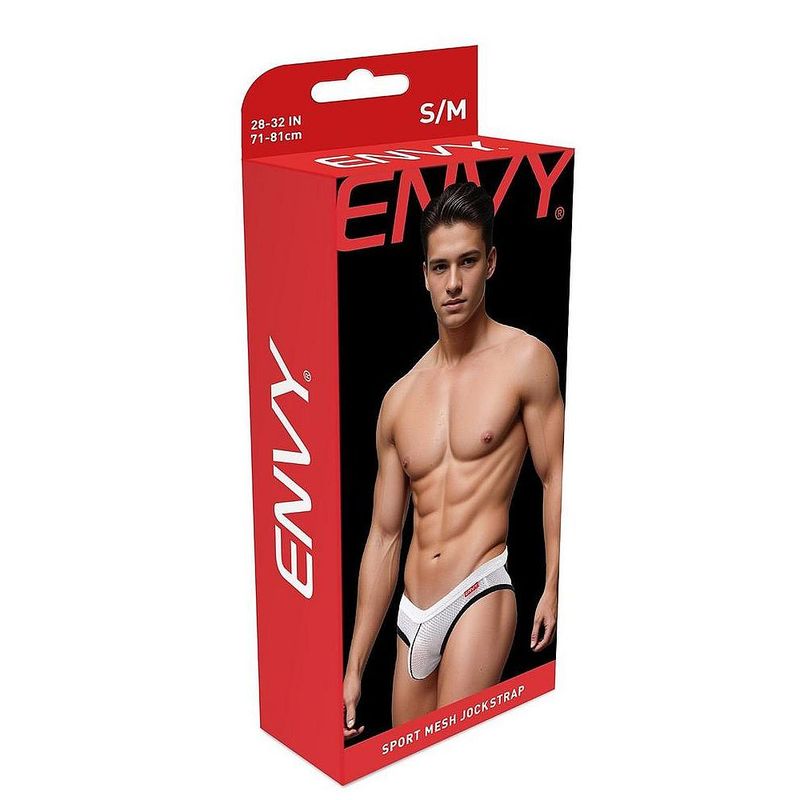 Envy Sport Mesh Men Jock Black - Lingerie - Naughty by Nature Adult Store
