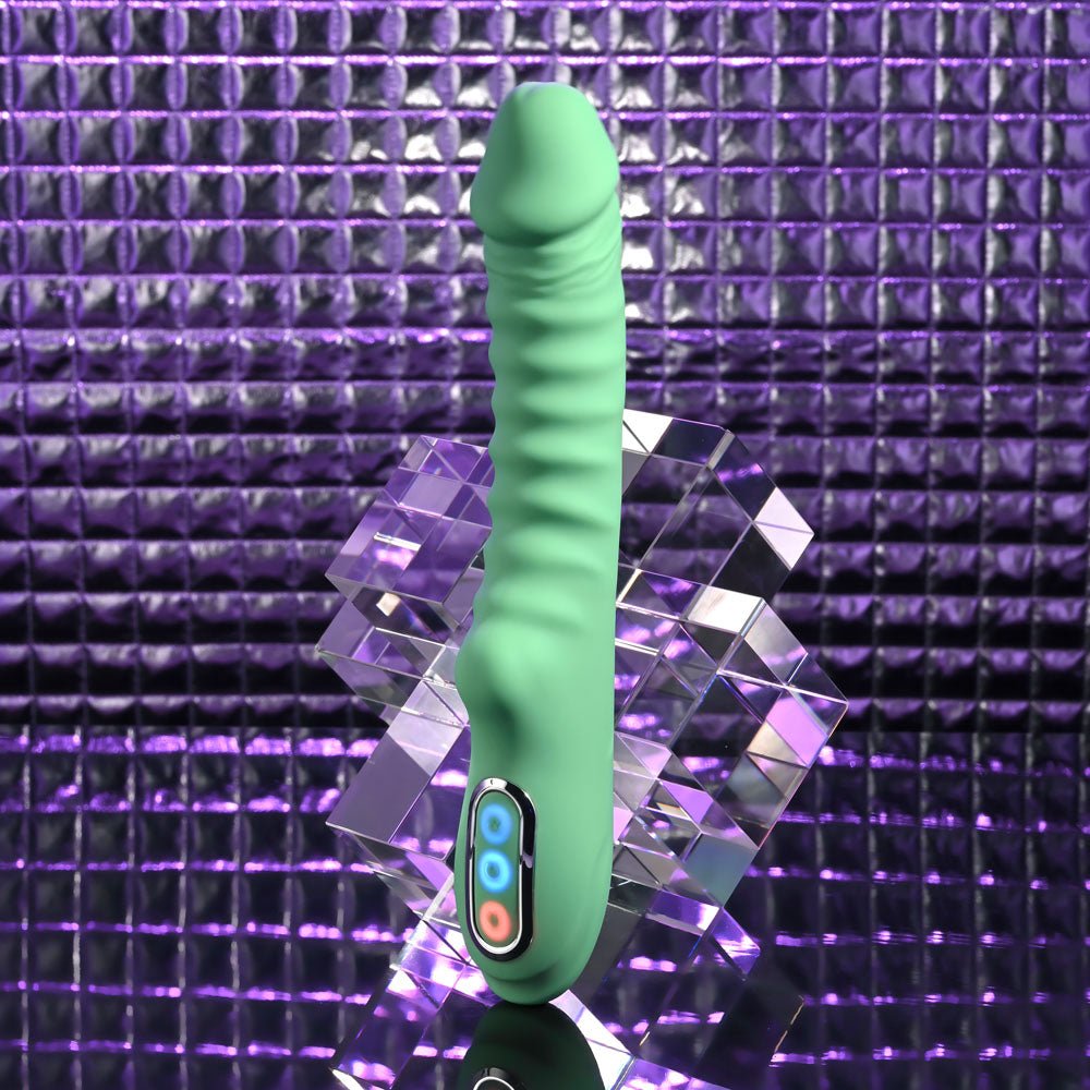 Evolved Full Throttle Mint Green USB Rechargeable Vibrator - VIBRATORS