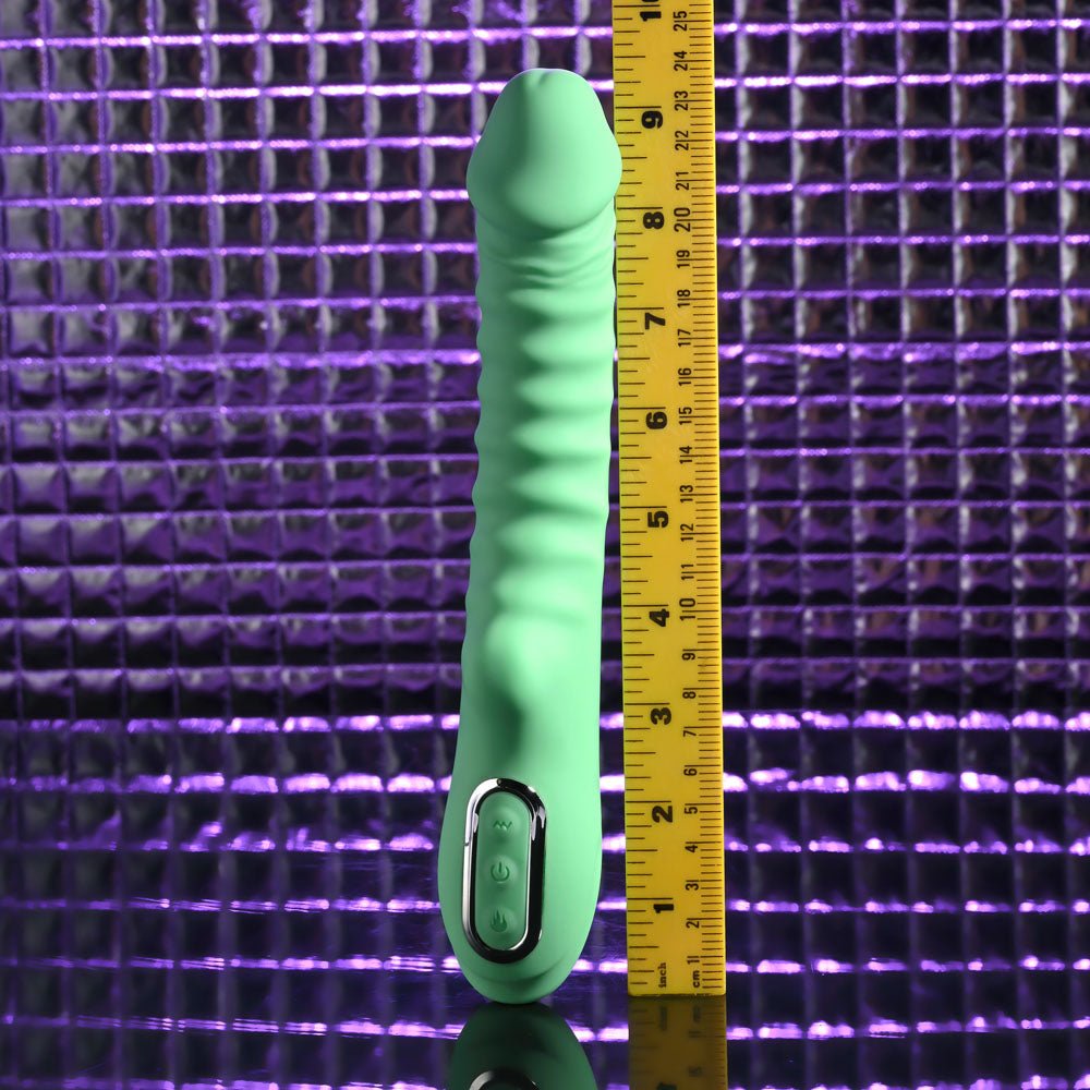 Evolved Full Throttle Mint Green USB Rechargeable Vibrator - VIBRATORS