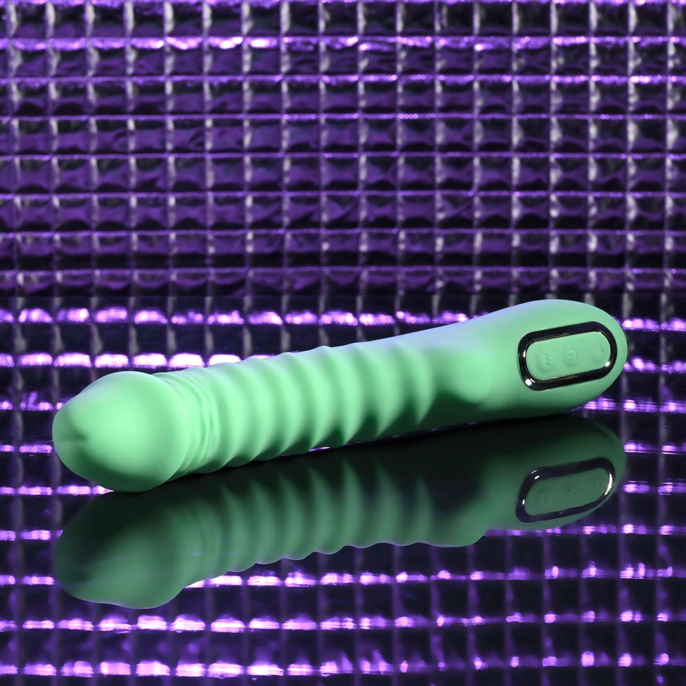 Evolved Full Throttle Mint Green USB Rechargeable Vibrator - VIBRATORS