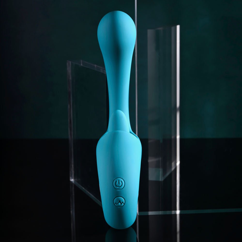 Evolved HOW MANY LICKS - Vibrator with Flicking Stimulator - VIBRATORS