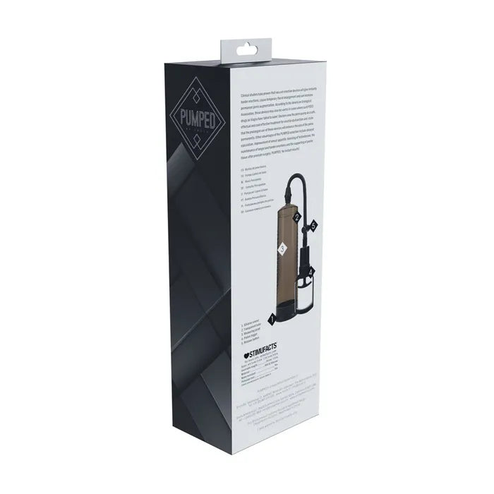 PUMPED Basic Pump 2 - Black - Black Penis Pump - Naughty by Nature Adult Store