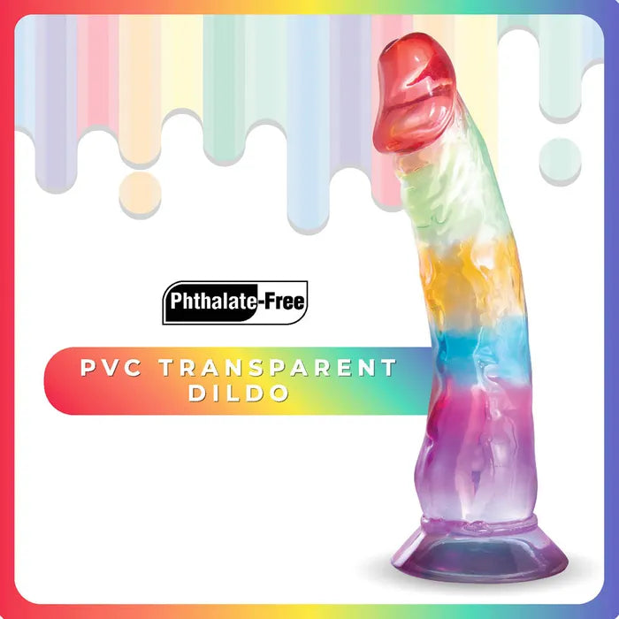 Jellido 16.5cm Dildo - Clear Coloured - Naughty by Nature Adult Store