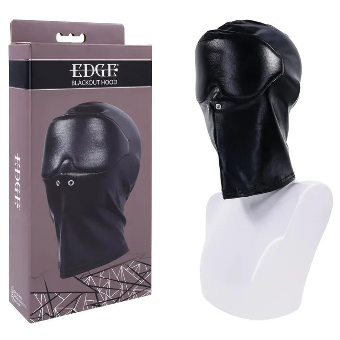 Edge Blackout Hood Mask Black Full Face Hood