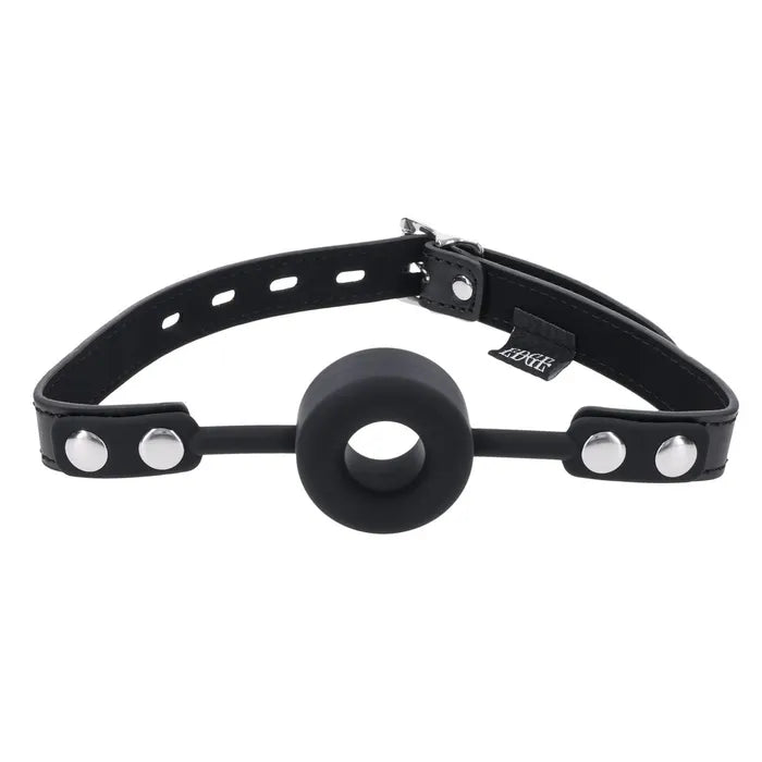 EDGE Silicone Ring Gag Black Mouth Restraint