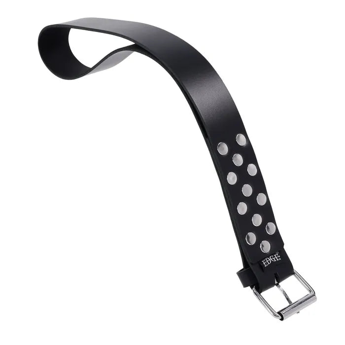 Edge Leather Belt Spanker Black Spanking Whip