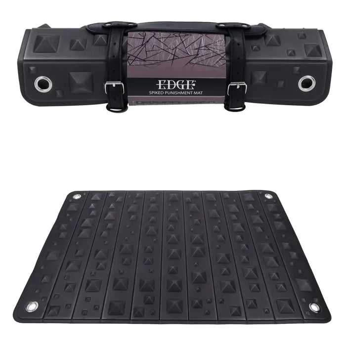 Edge Spiked Punishment Mat Black Sensory Play Mat For BDSM