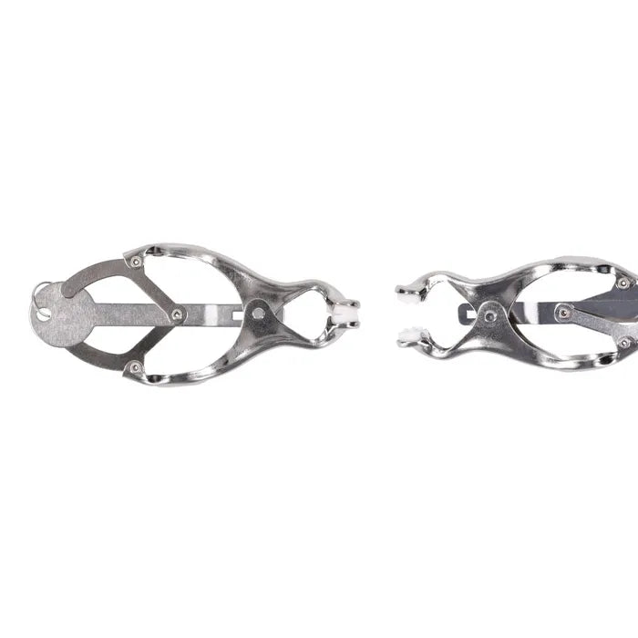 Edge Tuggable Clover Clamps Metal Nipple Restraints