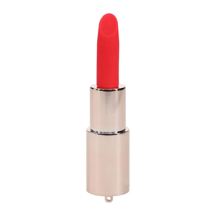 Loveline Sparkle Red USB Rechargeable Lipstick Vibrator 8.3cm
