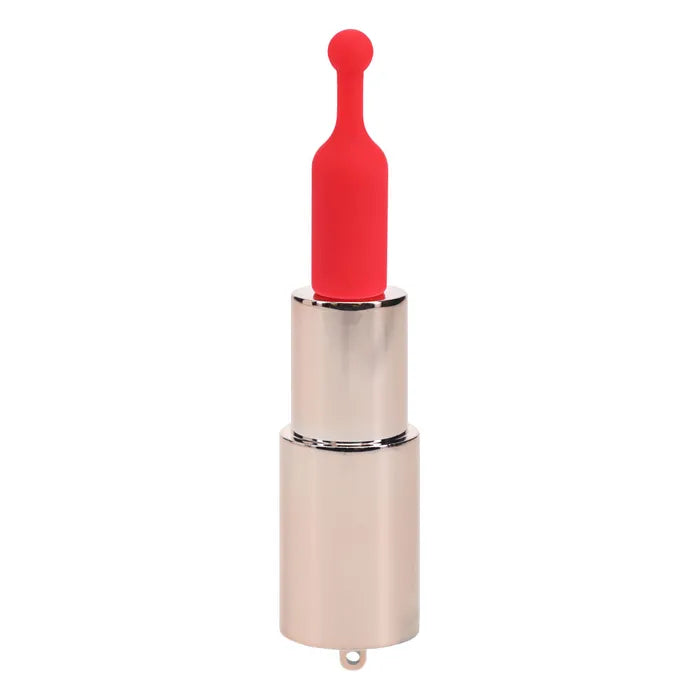 Loveline Sparkle Red USB Rechargeable Lipstick Vibrator 8.3cm