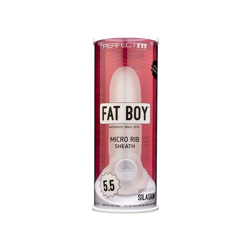 Fat Boy Micro Rib Sheath 5.5in - Adult Toys