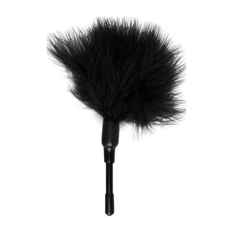 Fetish Collection Tickler - Small Black Feather Teaser for Foreplay - Adult Toys