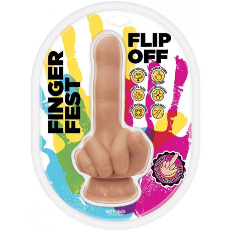 Finger Fest Dildo Flip Off Flesh - Naughty by Nature Adult Store