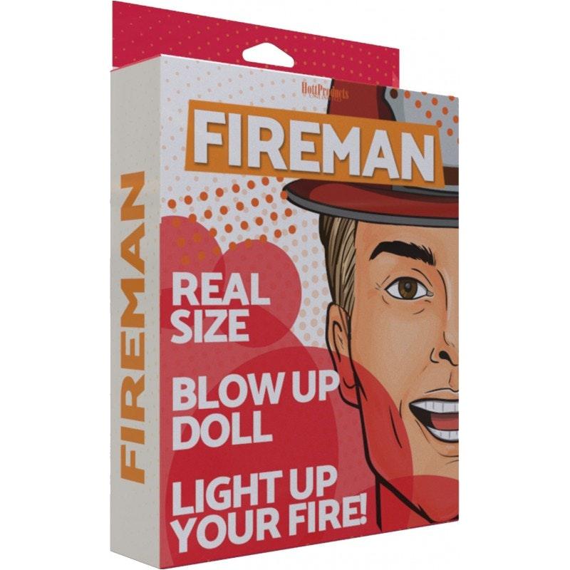 Fireman Inflatable Doll - Naughty by Nature Adult Store