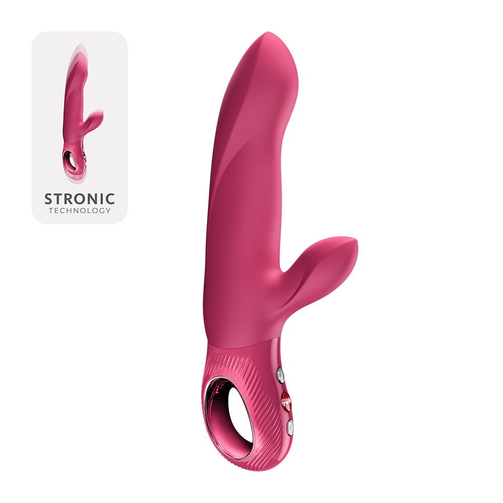 Fun Factory Bi Stronic Arc Thrusting Vibrator – Raspberry G - Spot Toy - VIBRATORS - PREMIUM