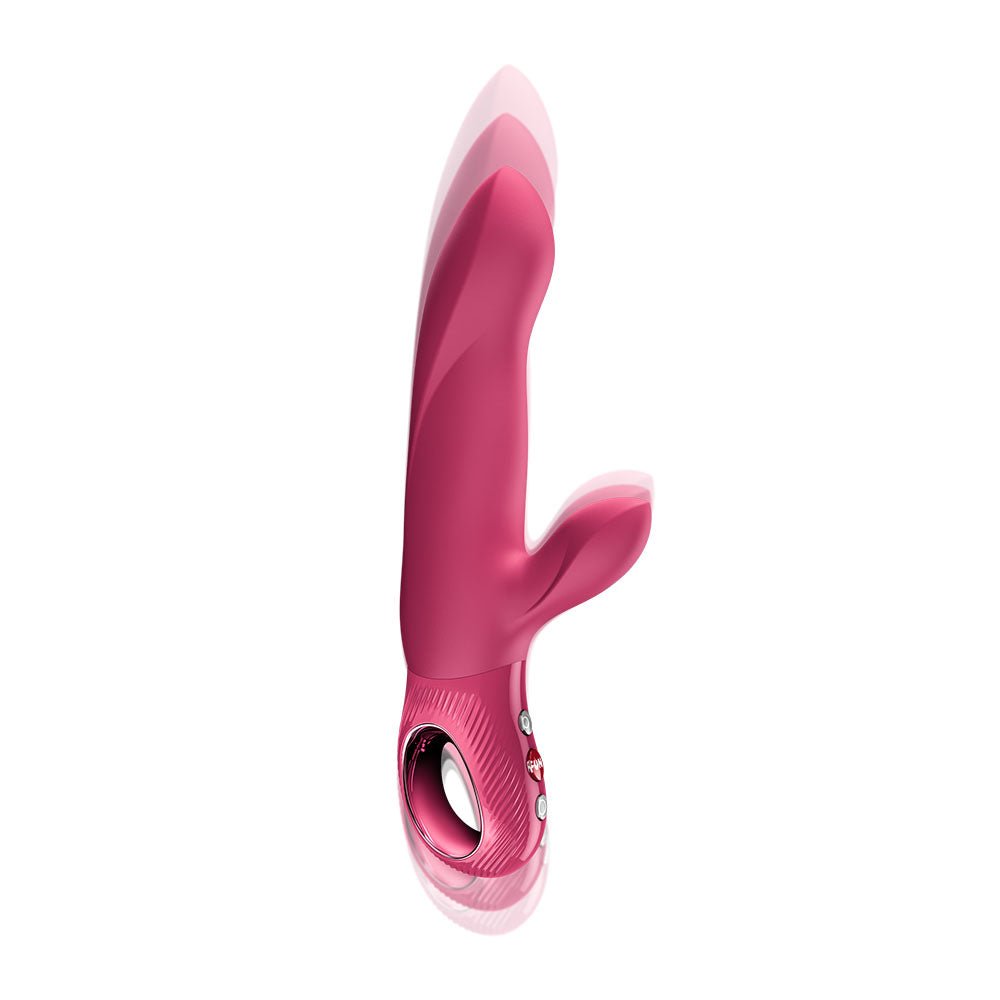Fun Factory Bi Stronic Arc Thrusting Vibrator – Raspberry G - Spot Toy - VIBRATORS - PREMIUM