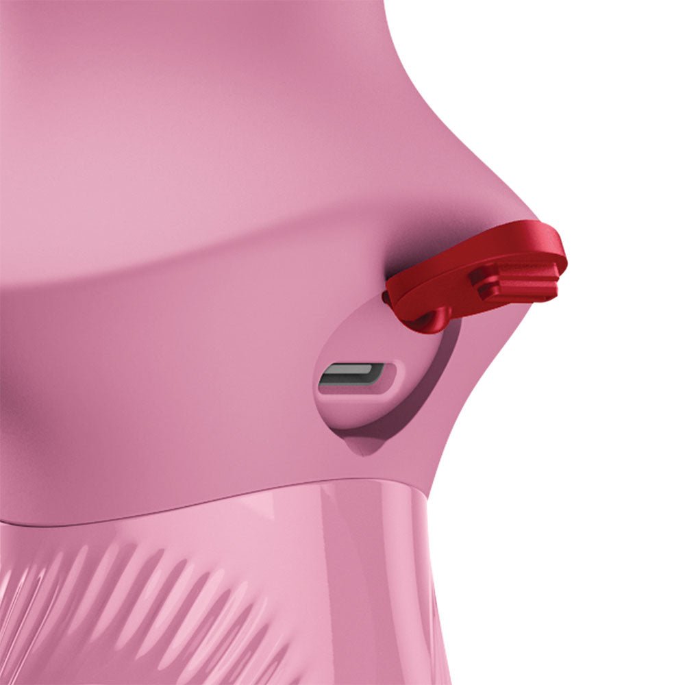 Fun Factory Bi Stronic Crave Rose Thrusting Vibrator | USB - C Rechargeable - VIBRATORS - PREMIUM