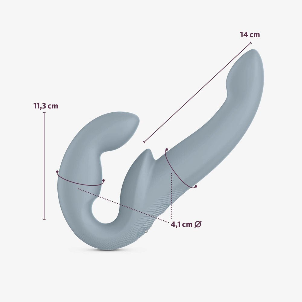 Fun Factory SHARE VIBE PRO cool grey - Strapless Strap - On - VIBRATORS - PREMIUM
