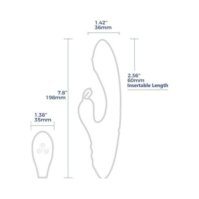 G - Rabbit Rotating G - Spot and Clitoral Vibrator - Adult Toys