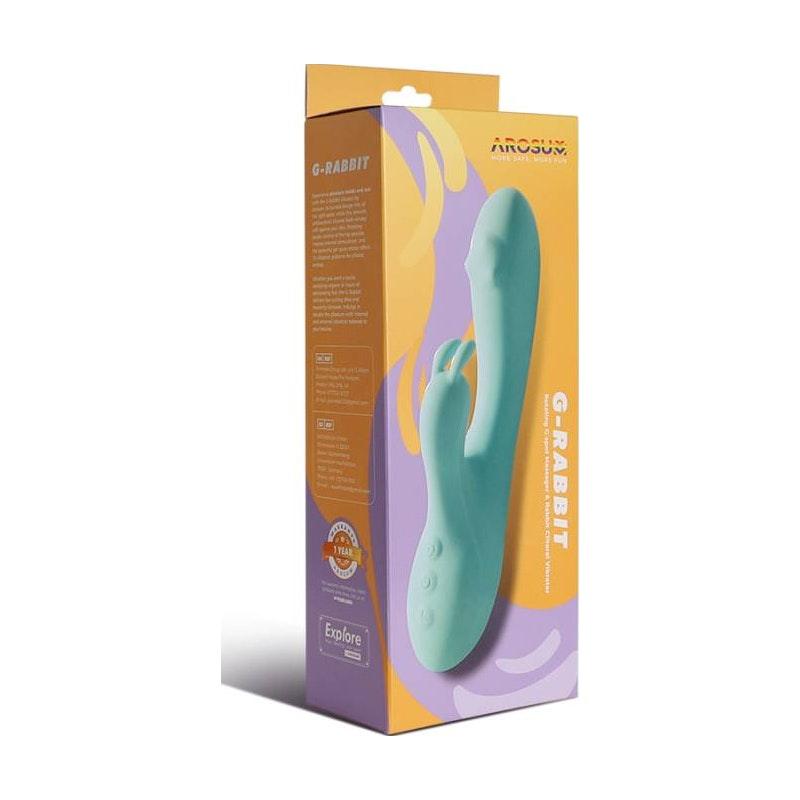 G - Rabbit Rotating G - Spot and Clitoral Vibrator - Adult Toys