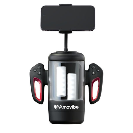 Game King Rubbing Vibrating & Heating Masturbator with Immersive Phone Holder and Hand Grip - Adult Toys