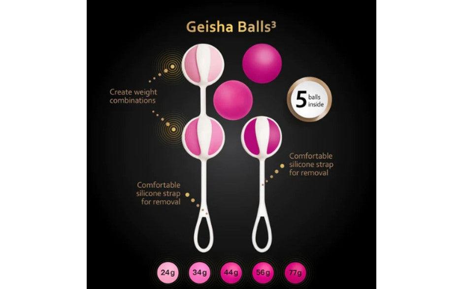 Geisha Balls 3 Sugar Pink - Adult Toys