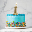Glitterati Gold Glitter Penis Candle - Gold - NOVELTIES