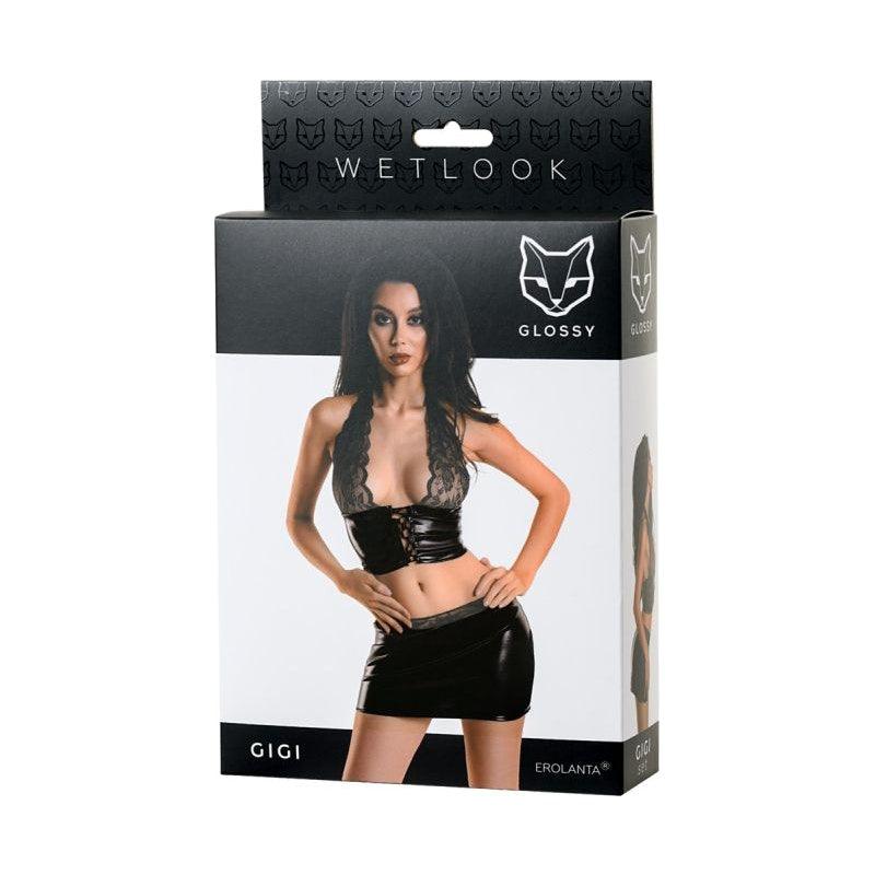 Glossy Wetlook Set Gigi - Lingerie