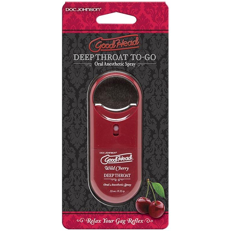 GoodHead To-Go Deep Throat Spray Wild Cherry 9ml - Naughty by Nature Adult Store