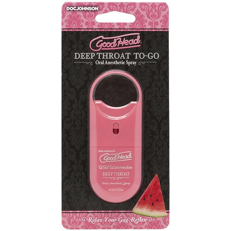 GoodHead To-Go Deep Throat Spray Wild Watermelon 9ml - Naughty by Nature Adult Store