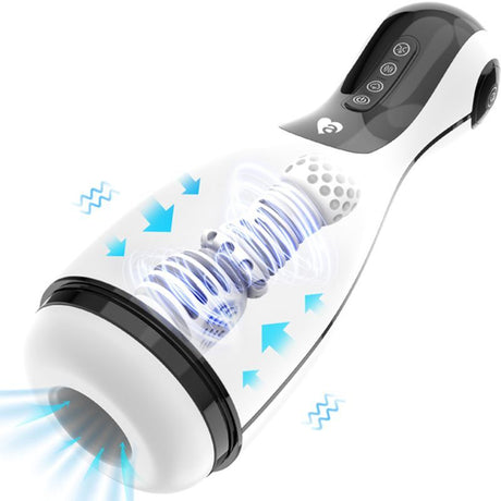 GoodNight Airbag Squeezing Sucking Vibrating Pleasure Masturbator - Adult Toys - Naughty by Nature Adult Store