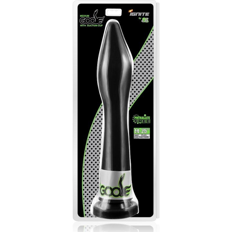 Goose Medium w Suction Black - Adult Toys