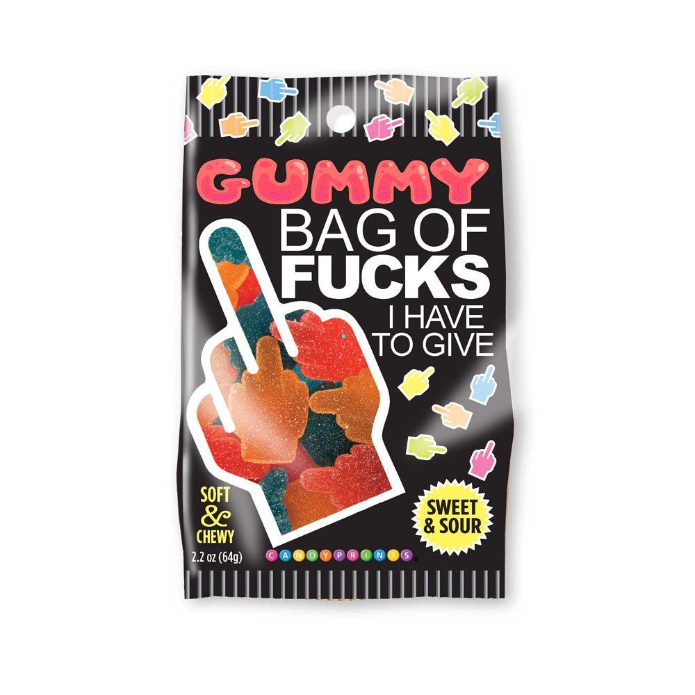 Gummy Bag Of Fucks I Have To Give Soft And Chewy Sour Gummy Lollies - NOVELTIES