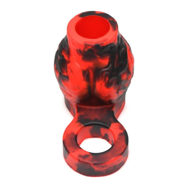 Hell Hound Silicone Penis Sleeve and Ball Stretcher - Adult Toys
